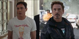 Tony Stark de-aged for Marvel and regular age in Infinity War