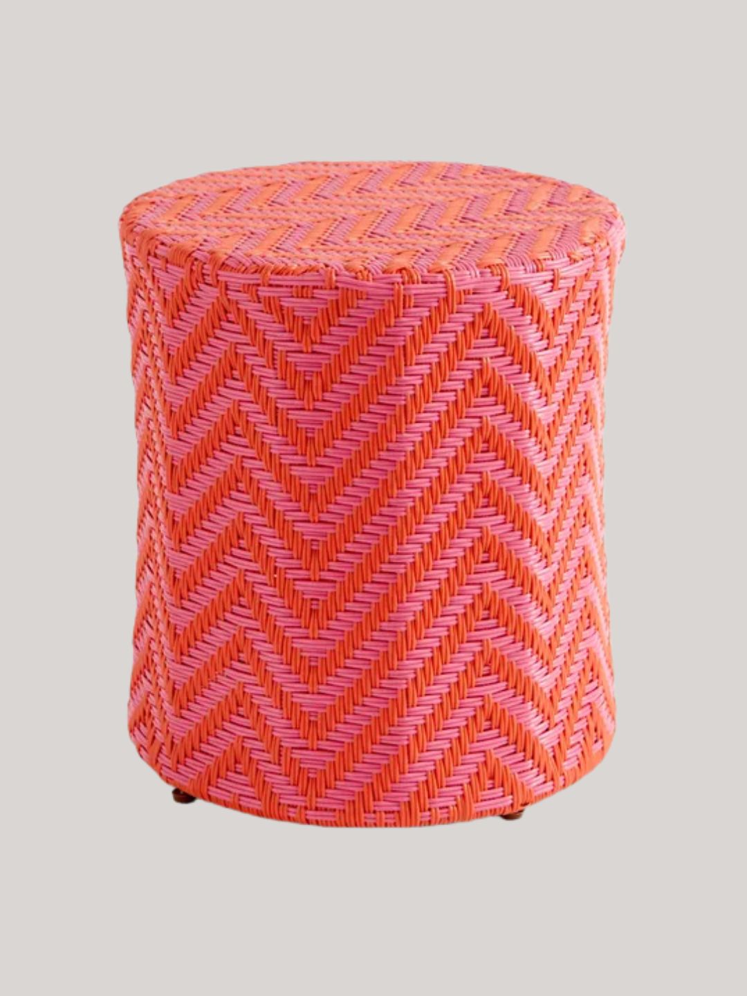 Dunelm, Sophie Robinson Pavilion Carnation and Watermelon Garden Stool