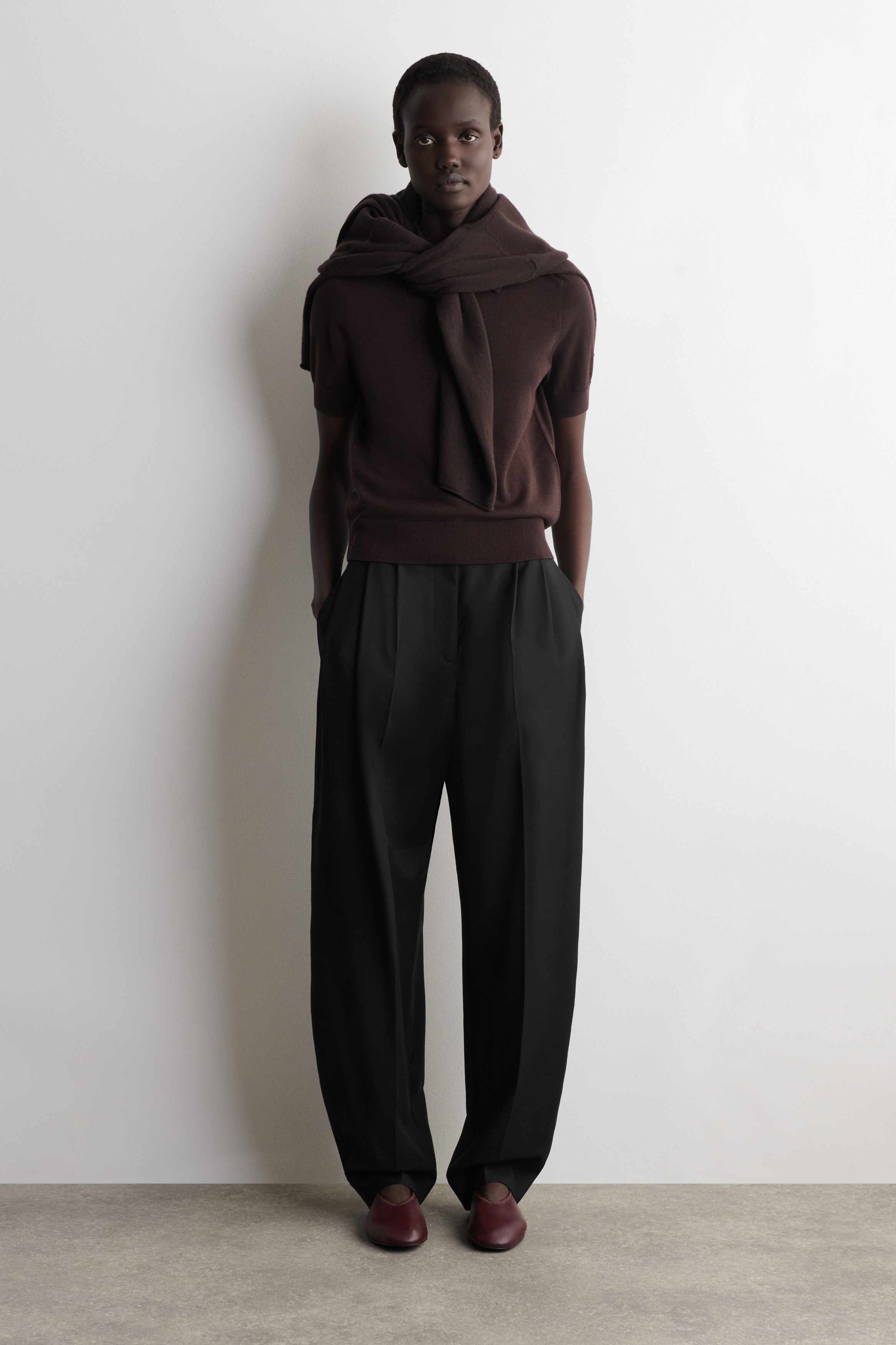 Minimal Leather Ballet Flats