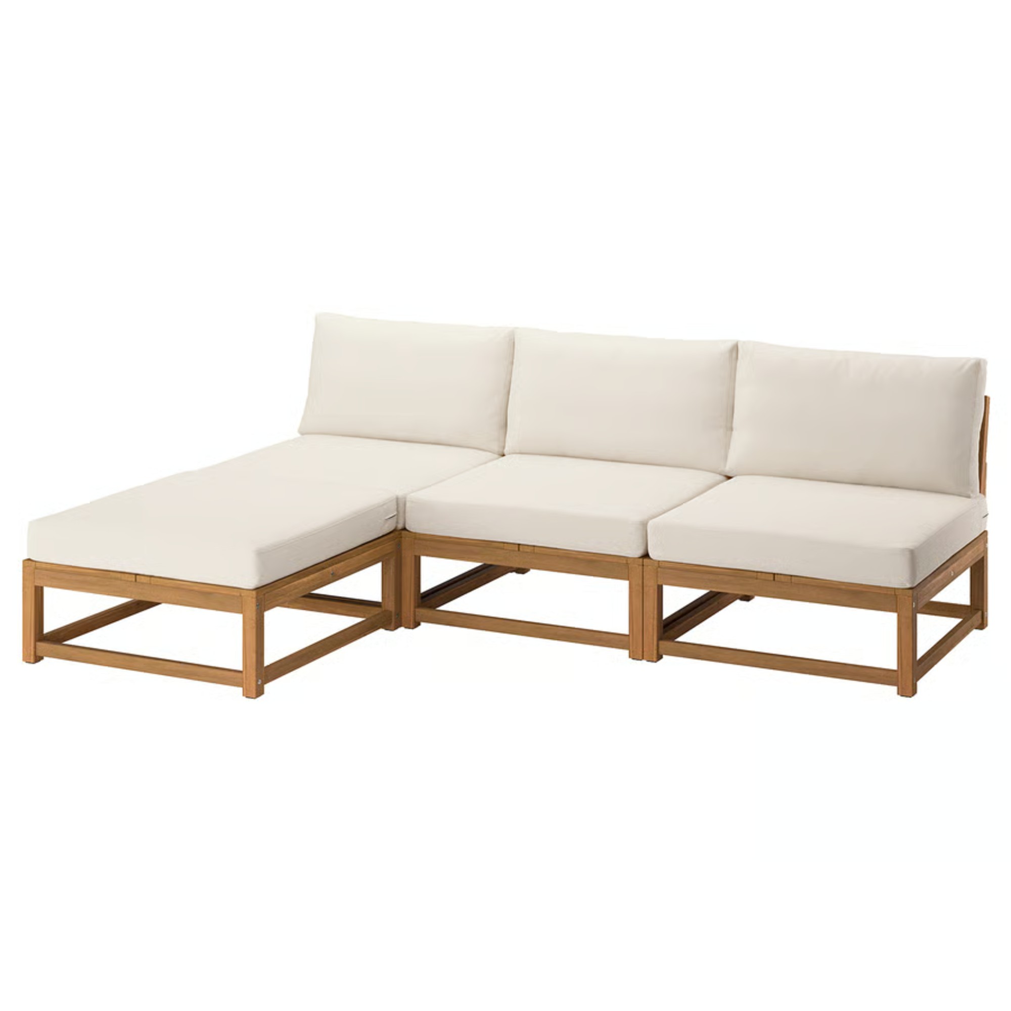 IKEA N&amp;Auml;MMAR&amp;Ouml; 3-seat modular sofa with chaise longue