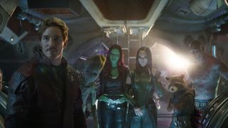 The Guardians of the Galaxy cast in Avengers: Infinity War