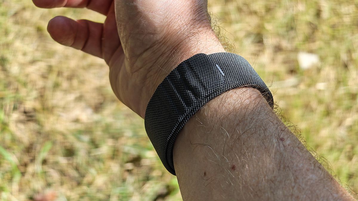 Wearing the Neural Band that comes with Meta Ray-Ban Display glasses