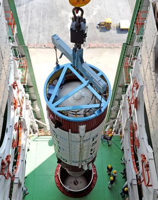 India's PSLV-C20 Rocket Second Stage Integration