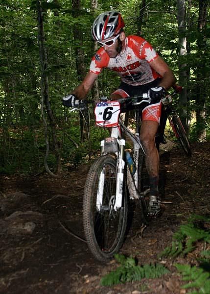 Men's winner Geoff Kabush (Team Maxxis-Rocky Mountain) was unchallenged throughout the race.