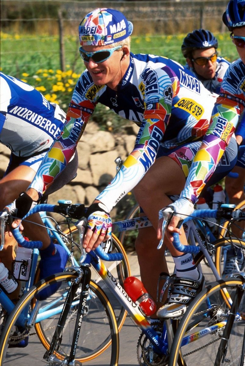 Michael Rogers turned pro with the Mapei squad