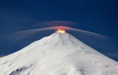A volcano. 