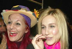 Patricia Field and Sarah Jessica Parker