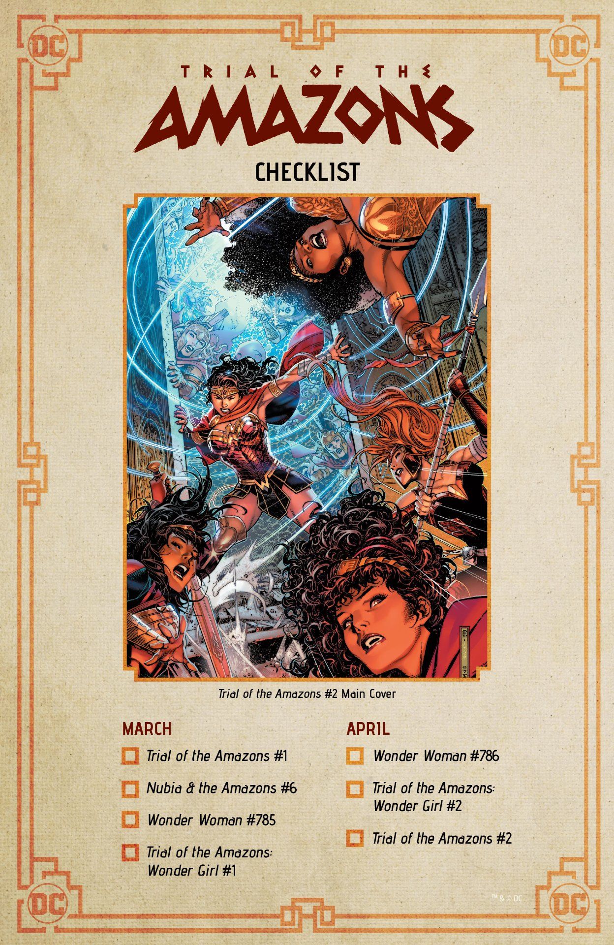 Trial of the Amazons #1