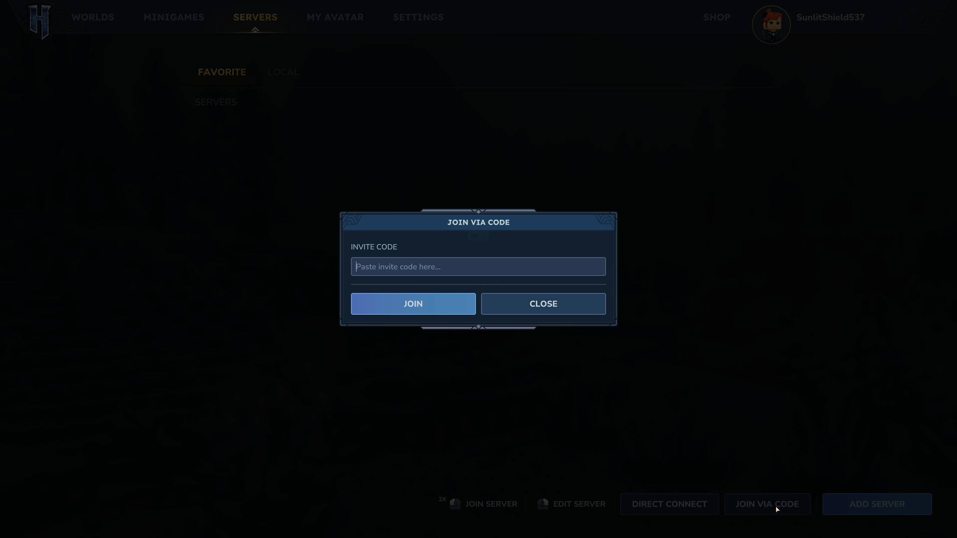 How to join friends in Hytale