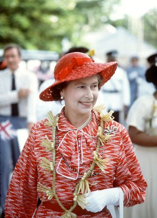 Queen Elizabeth visiting the Pacific Islands