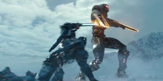 Pacific Rim: Uprising Jaeger fight