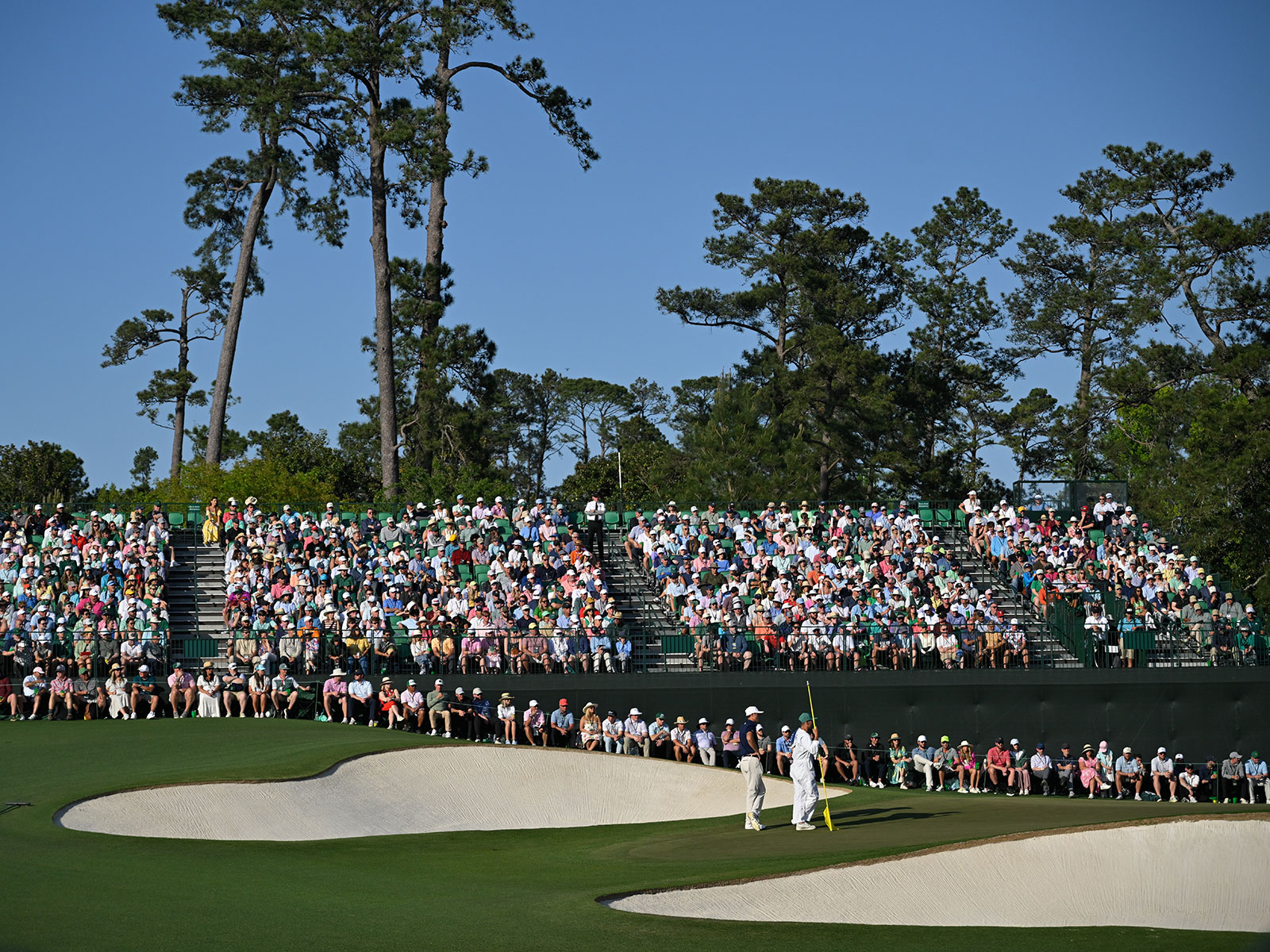 The 17th green at Augusta National