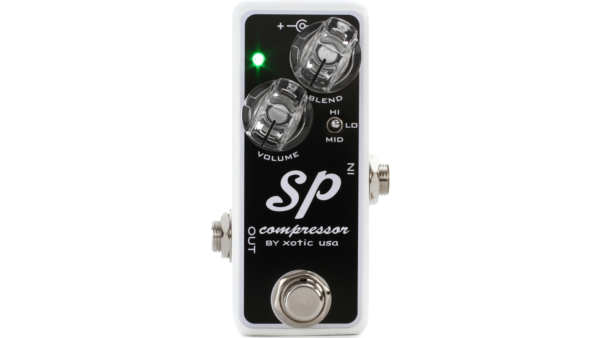 An Xotic SP mini compressor pedal
