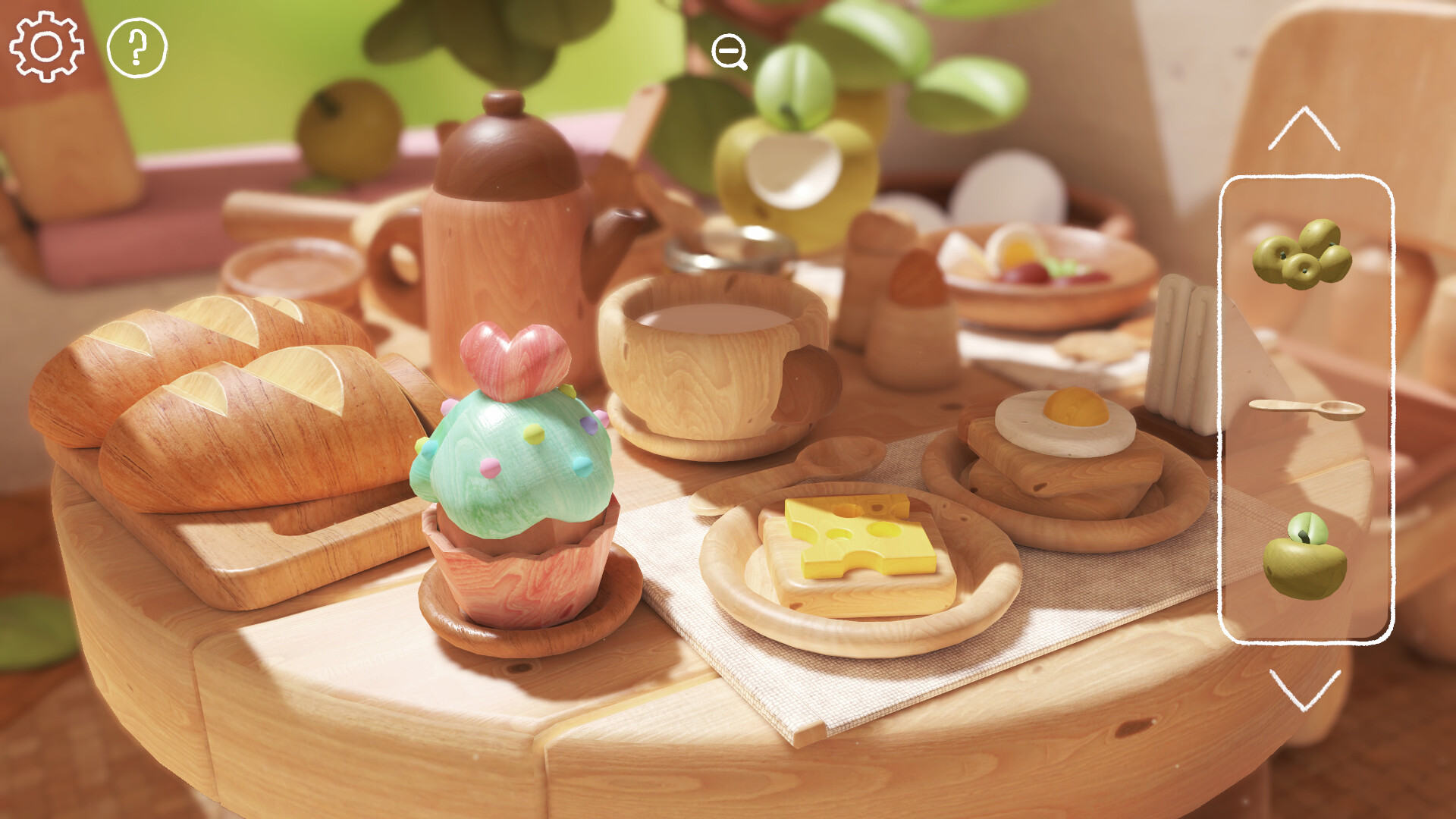 A screenshot of the upcoming Switch game, Woodo