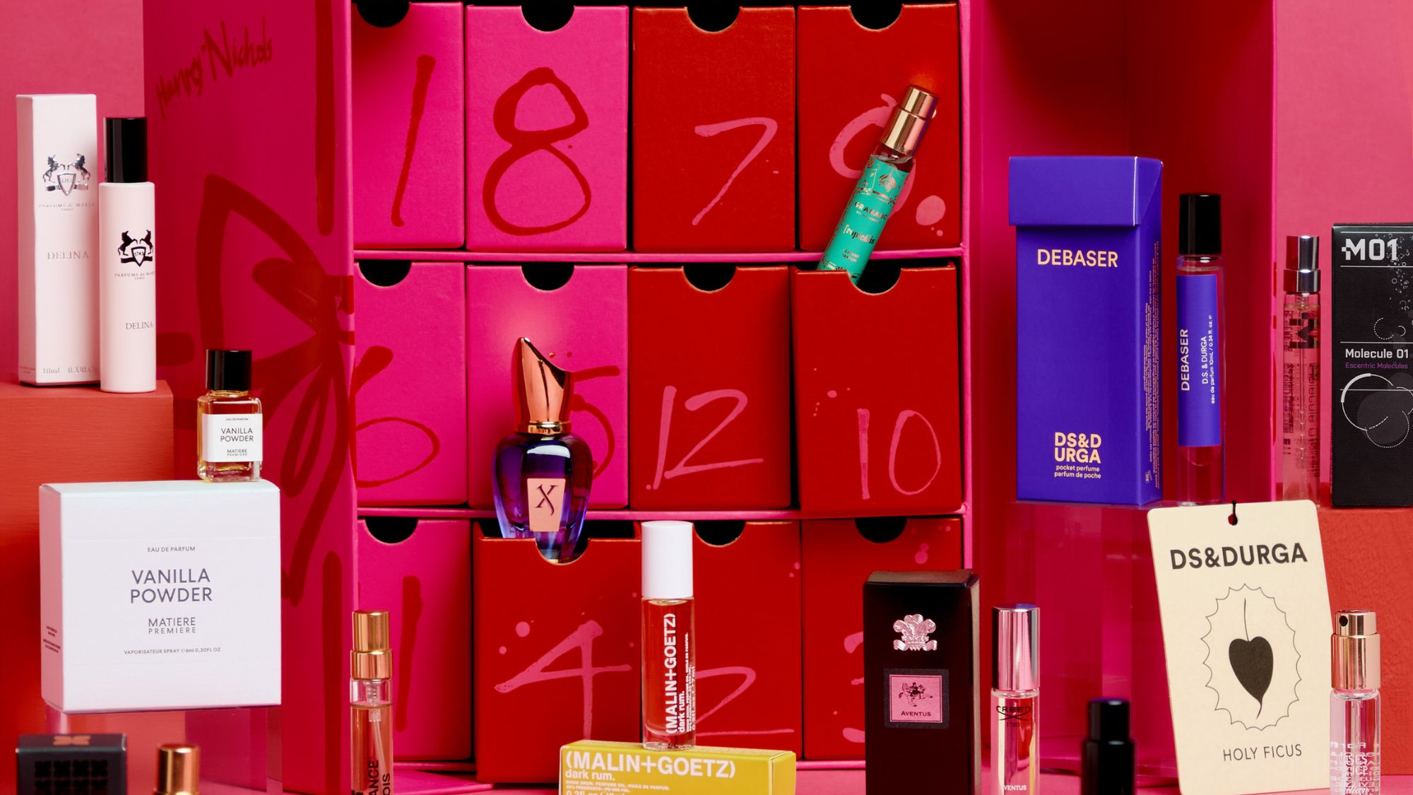 Harvey Nichols Advent Calendar, one of the best fragrance advent calendars