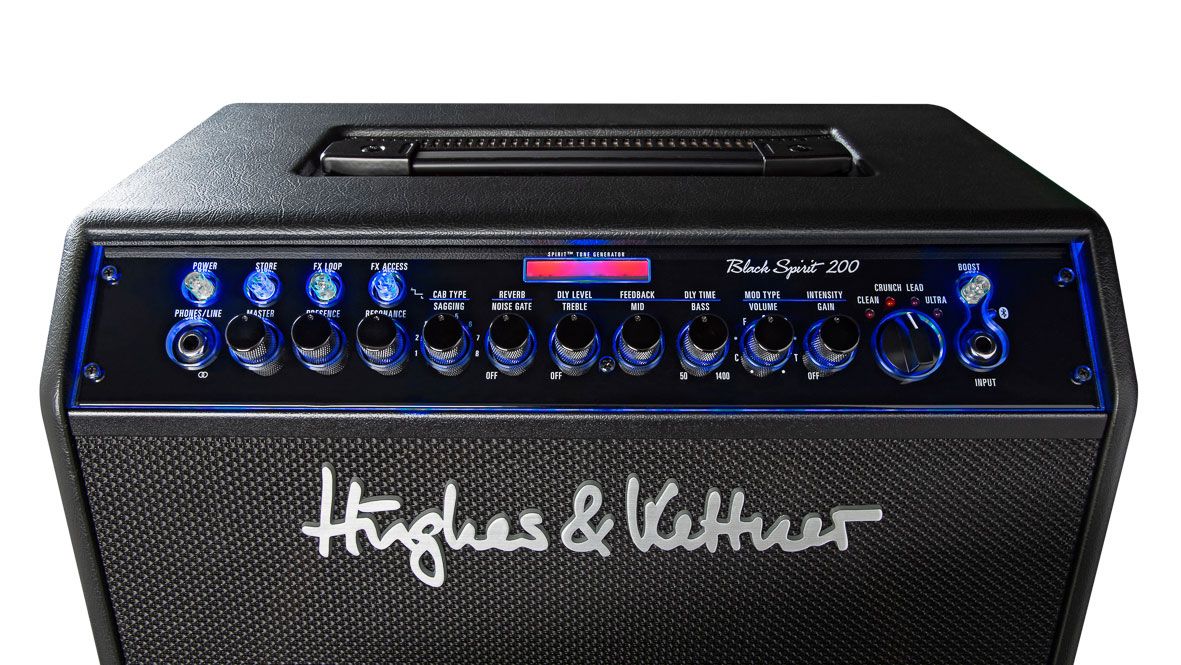 Hughes &amp; Kettner Black Spirit 200 front panel