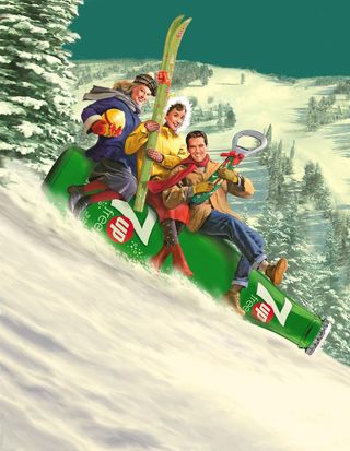 7UP: Feels Good to be you this Christmas by Bruce Emmett