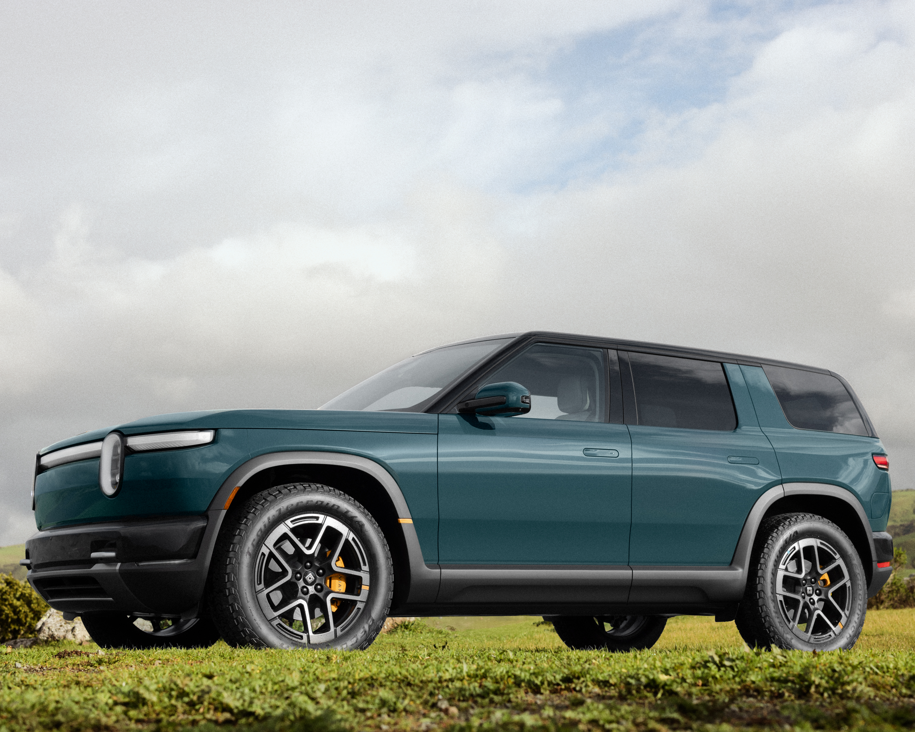 Rivian R2 in Catalina Blue