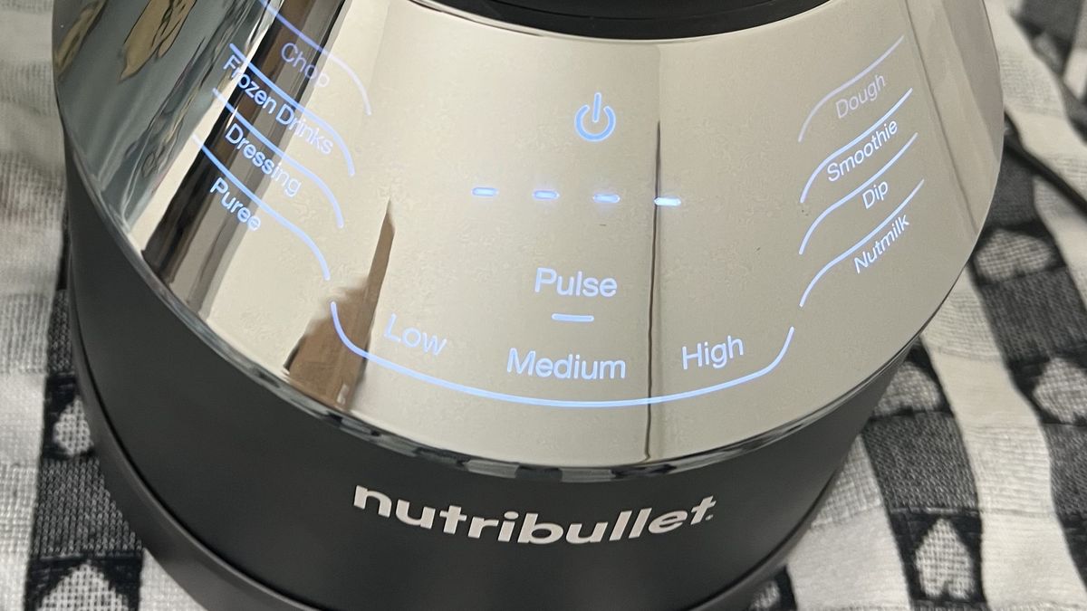 Nutribullet Triple Prep System controls