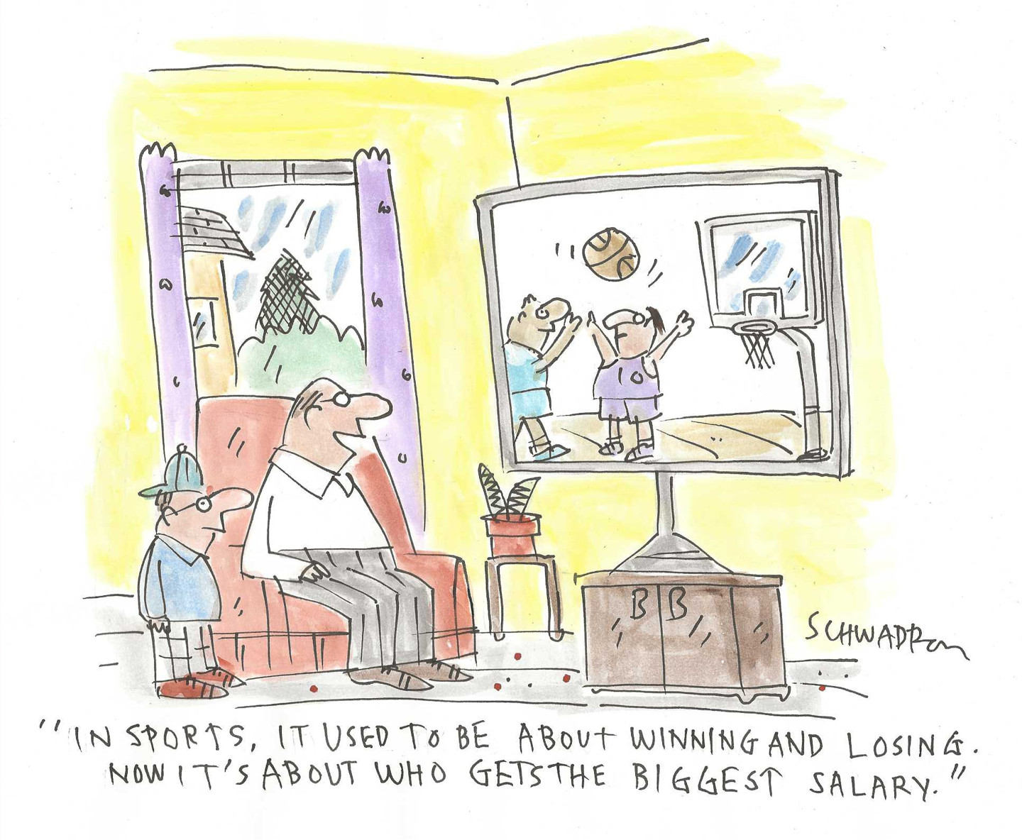 Political cartoon