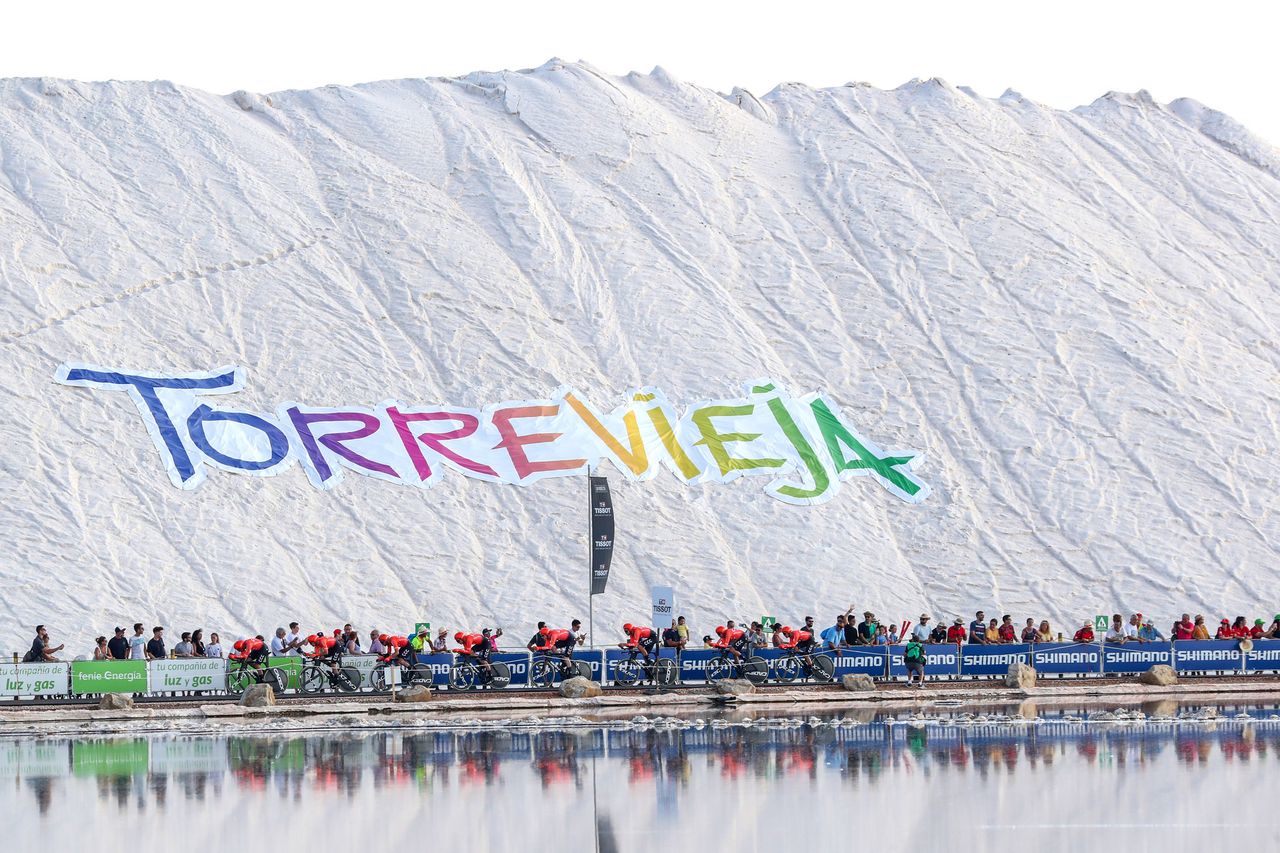 CCC Team in the 2019 Vuelta a Espana team time trial