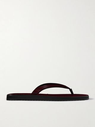 City Leather Flip Flops