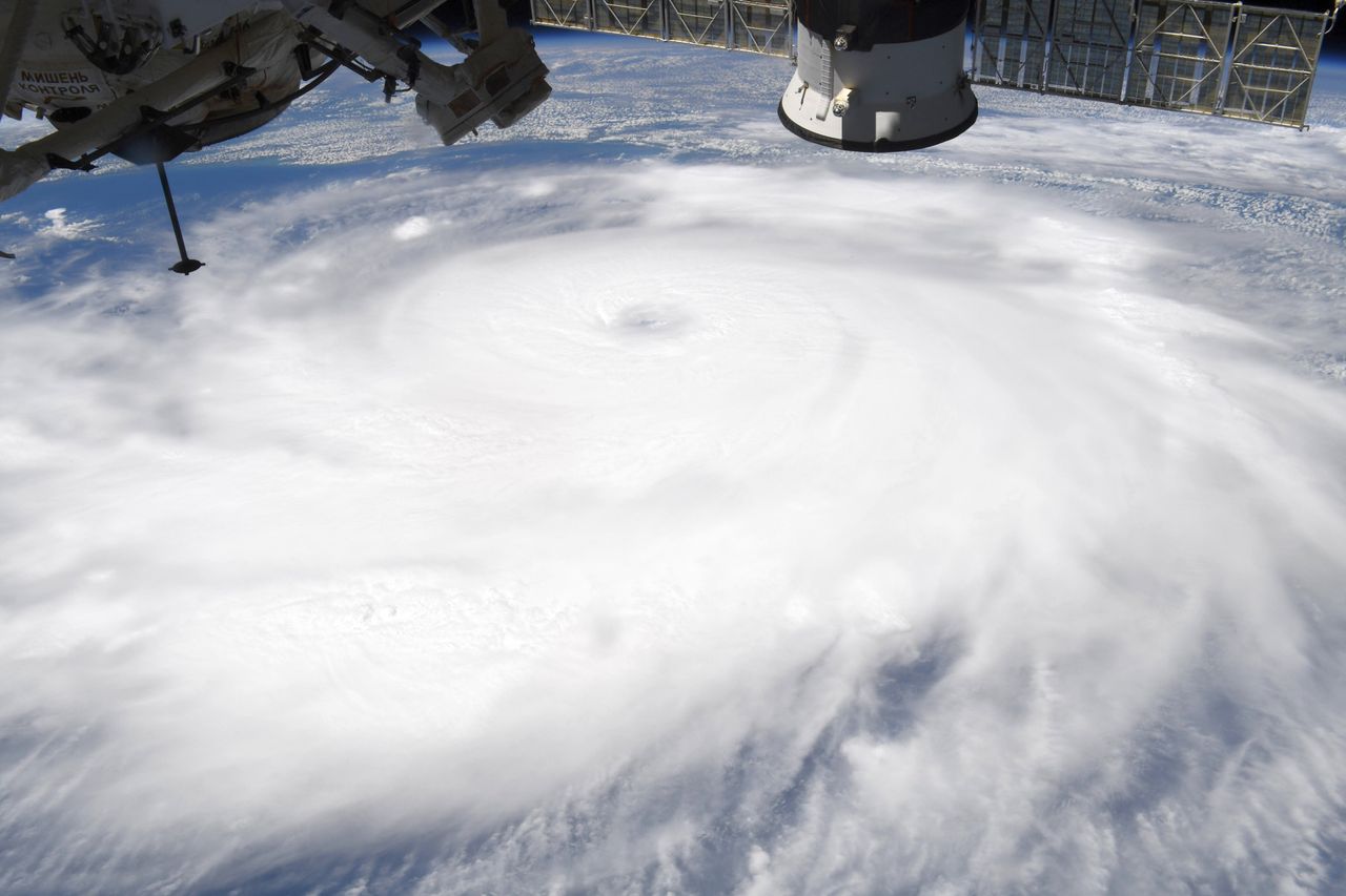 NASA astronaut Chris Cassidy shared this photo of Hurricane Laura from the International Space Station on Aug. 26, 2020.