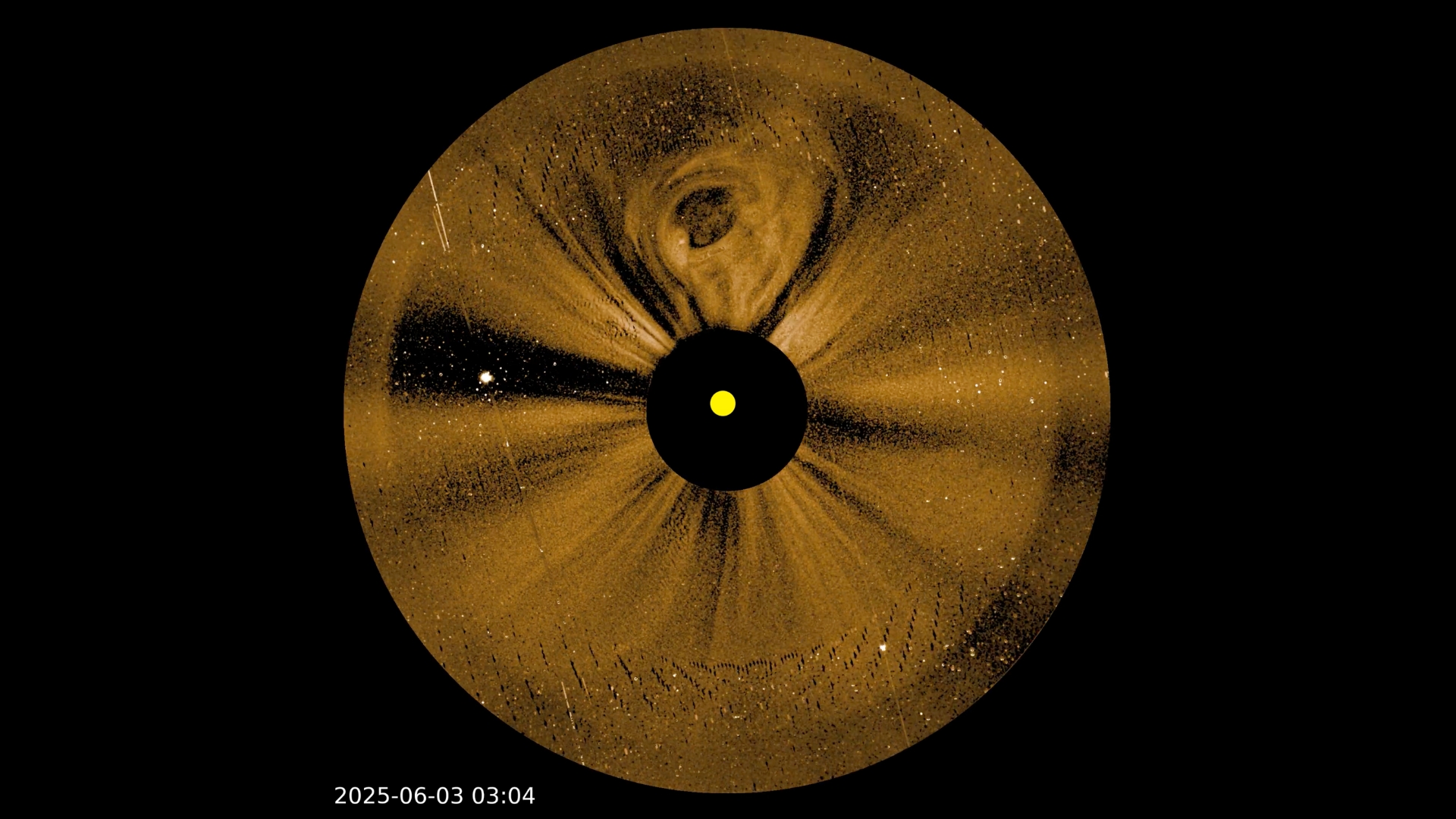 first images released from NASA's PUNCH spacecraft as it watches colossal solar storm eruptions from the sun.