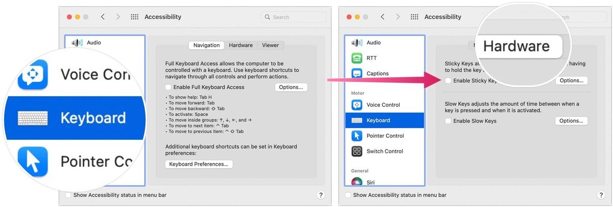 How to use keyboard accessibility features on Mac | iMore