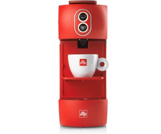 Illy ESE coffee maker on a white background