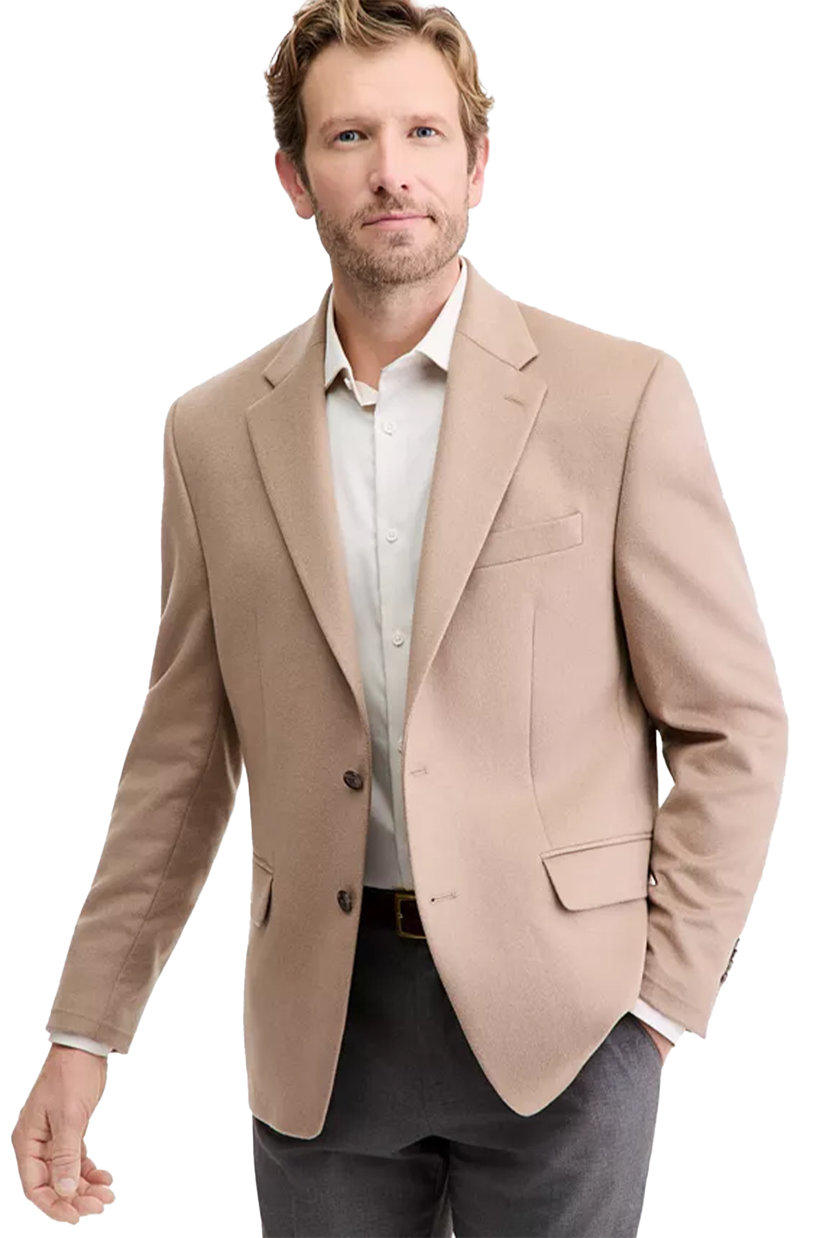 Michael Kors, Men's Wool Cashmere Blend Luxury Classic-Fit Sport Coat