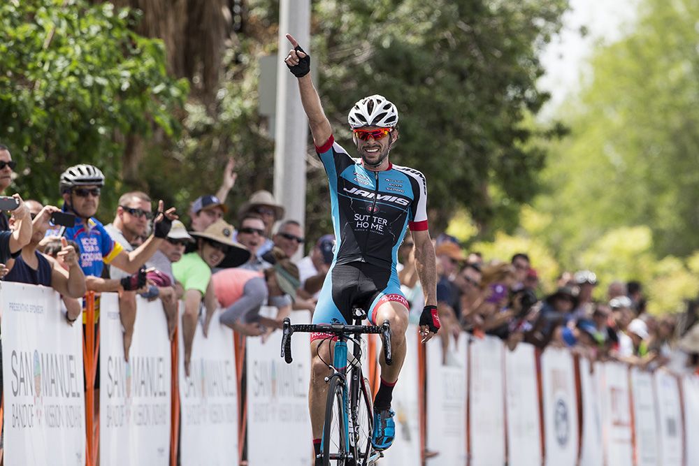 Ruben Companioni (Team Jamis) takes the win