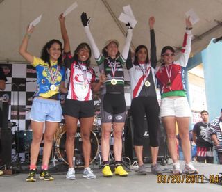 Women's podium at the Clasico Mountain Bike Florida