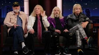 Rob Reiner with Spinal Tap on Jimmy Kimmel Live! in September 2025