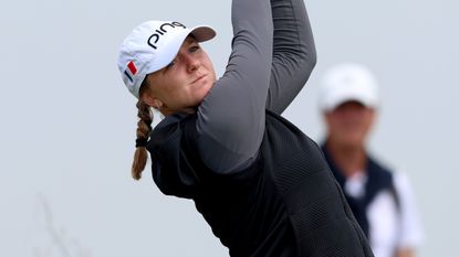 Adela Cernousek takes a shot at the Women&#039;s Amateur