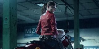 Claire Redfield arrives in Raccoon City in Resident Evil 2 Remake