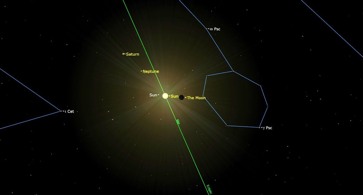 A map of the night sky.
