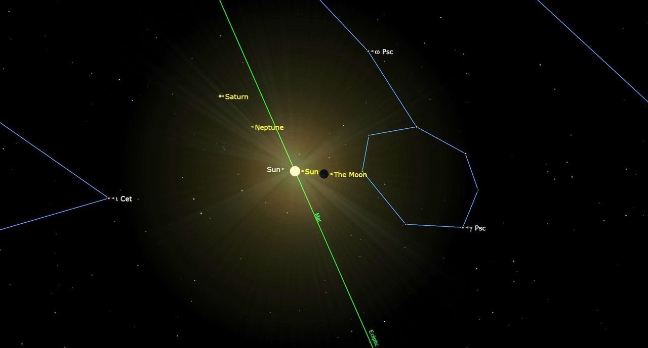 A map of the night sky.