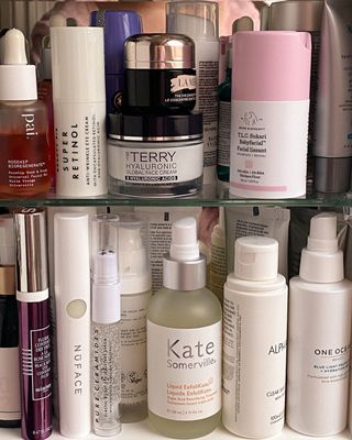 @emmahoareau skincare cabinet