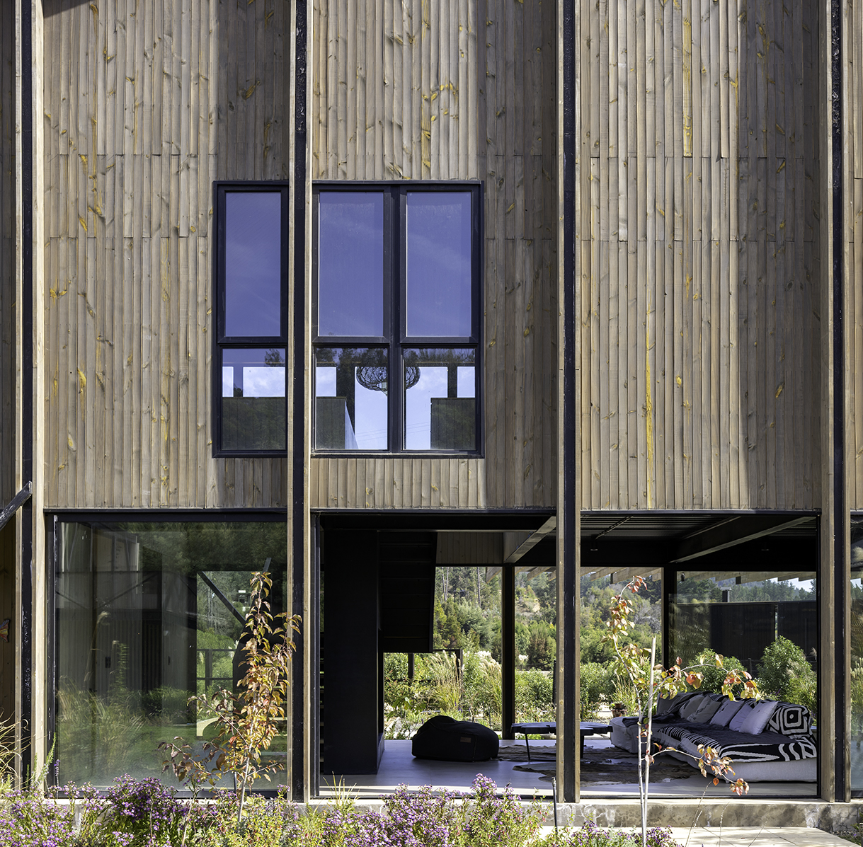 timber structure Chilean holiday home