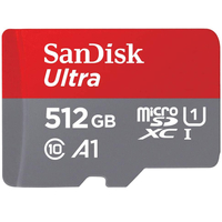 Sandisk Ultra 512GB microSD card: $85$63.99 at Amazon