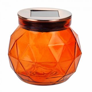 Diamond Glass Jar Lantern