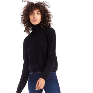 Mott 
Bow, The Cashmere Turtleneck Willow Sweater