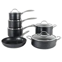 ProCook  Professional Black Granite Induction Hob Pots & Pans Set