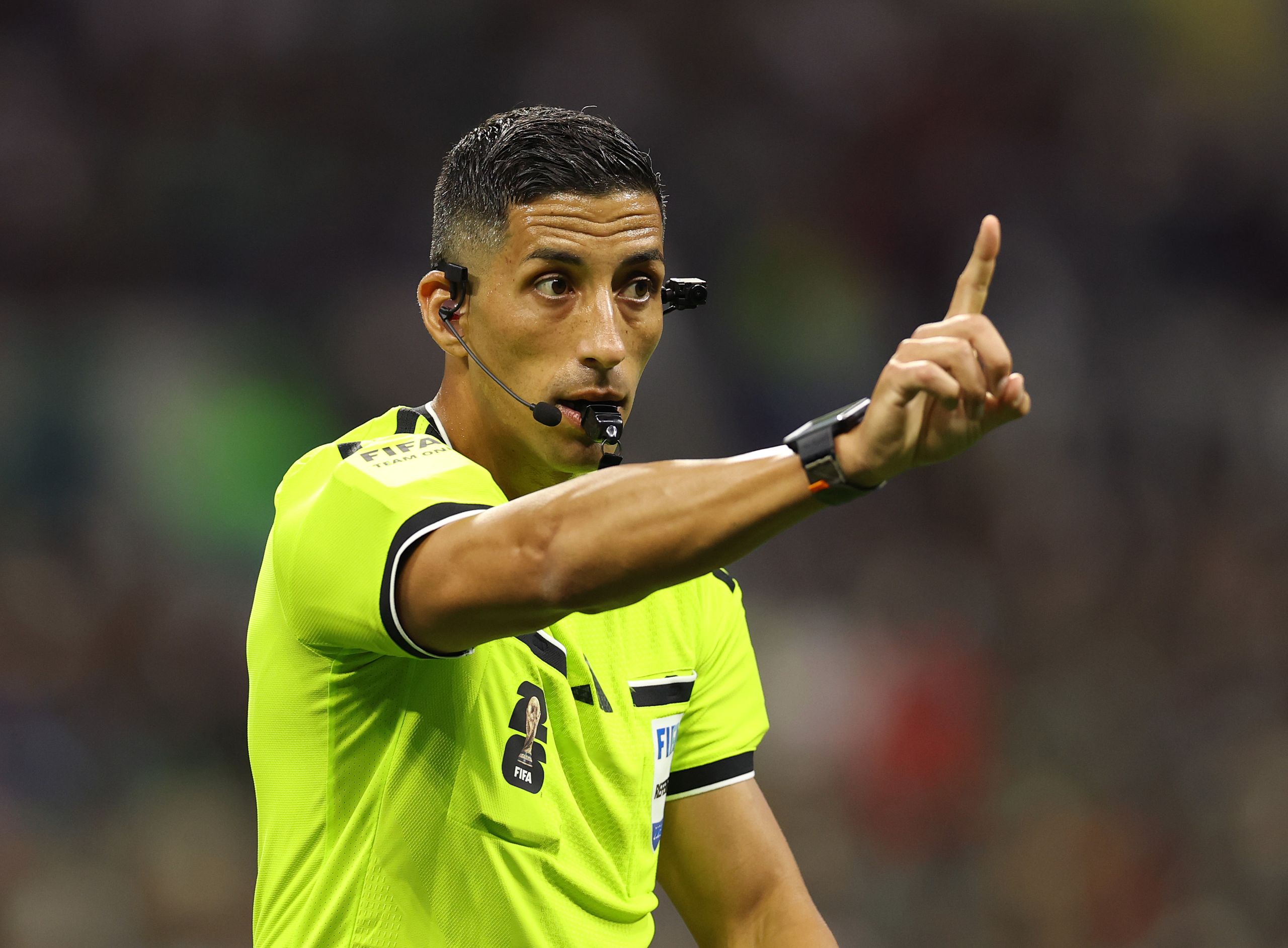Who is Yael Falcon Perez? The referee for Switzerland vs Algeria