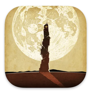 The logo for the app Luna The Shadow Dust from the Apple App Store.