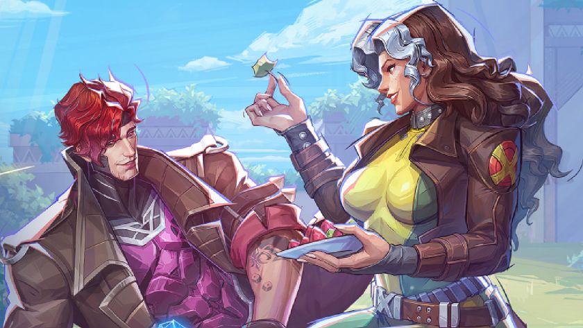 Rogue and Gambit enjoy a picnic together