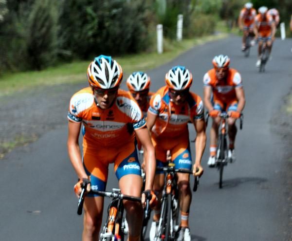 The hill climb, sorts the sprinters from the climbers in the team.
