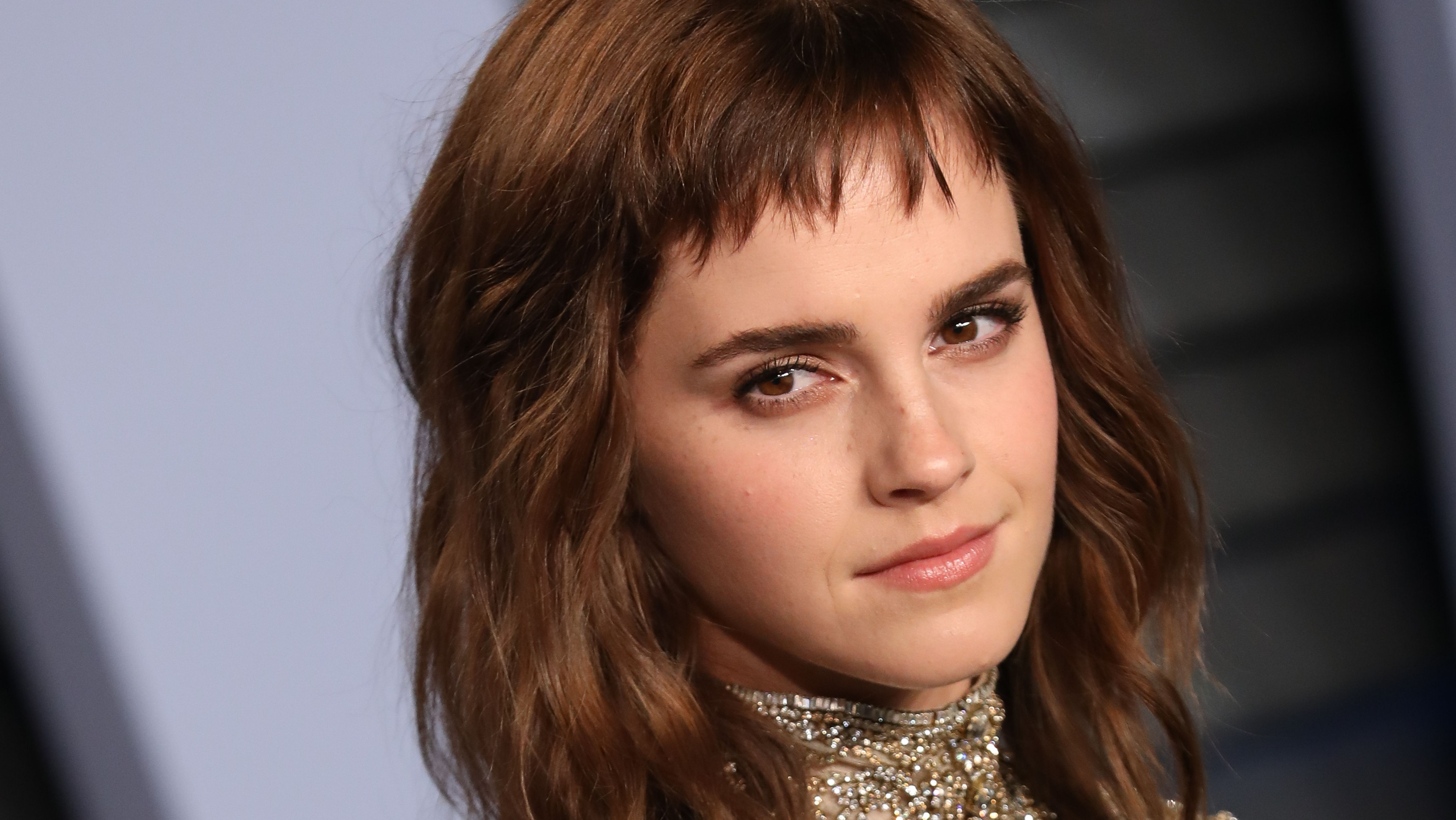 Emma Watson Transforms Her Hair With a Chic, Choppy Bob | Marie Claire