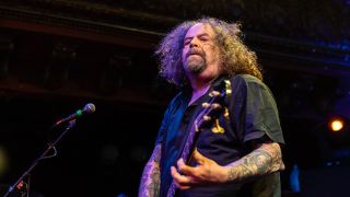 Napalm Death's Shane Embury playing live